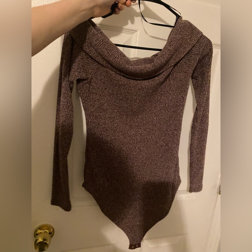 forever 21 purple bodysuit